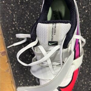 Nike White and Pink Sneakers